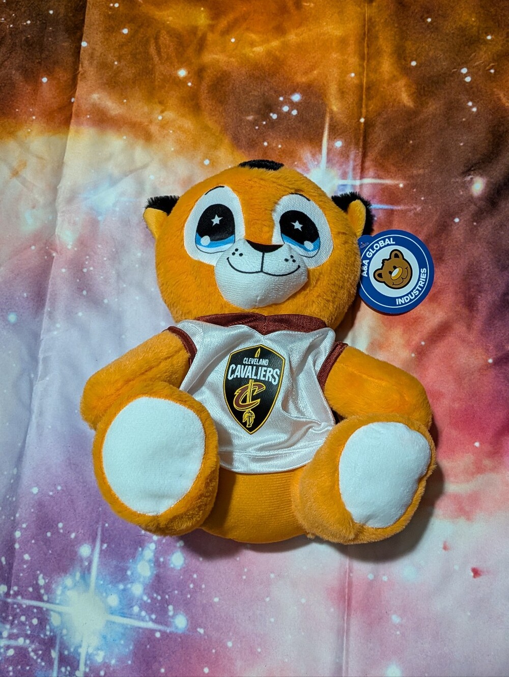 Cleveland Cavaliers Orange Plush Tiger Mascot Kids Toy